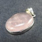 Symbol of Love and Beauty!! Natural Rose Quartz Pendant In 925 Silver From Brazil - 1.3" - 5.84 Grams