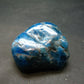 Neon Blue Apatite Tumbled Stone from Madagascar 42.43 Grams - 1.5"