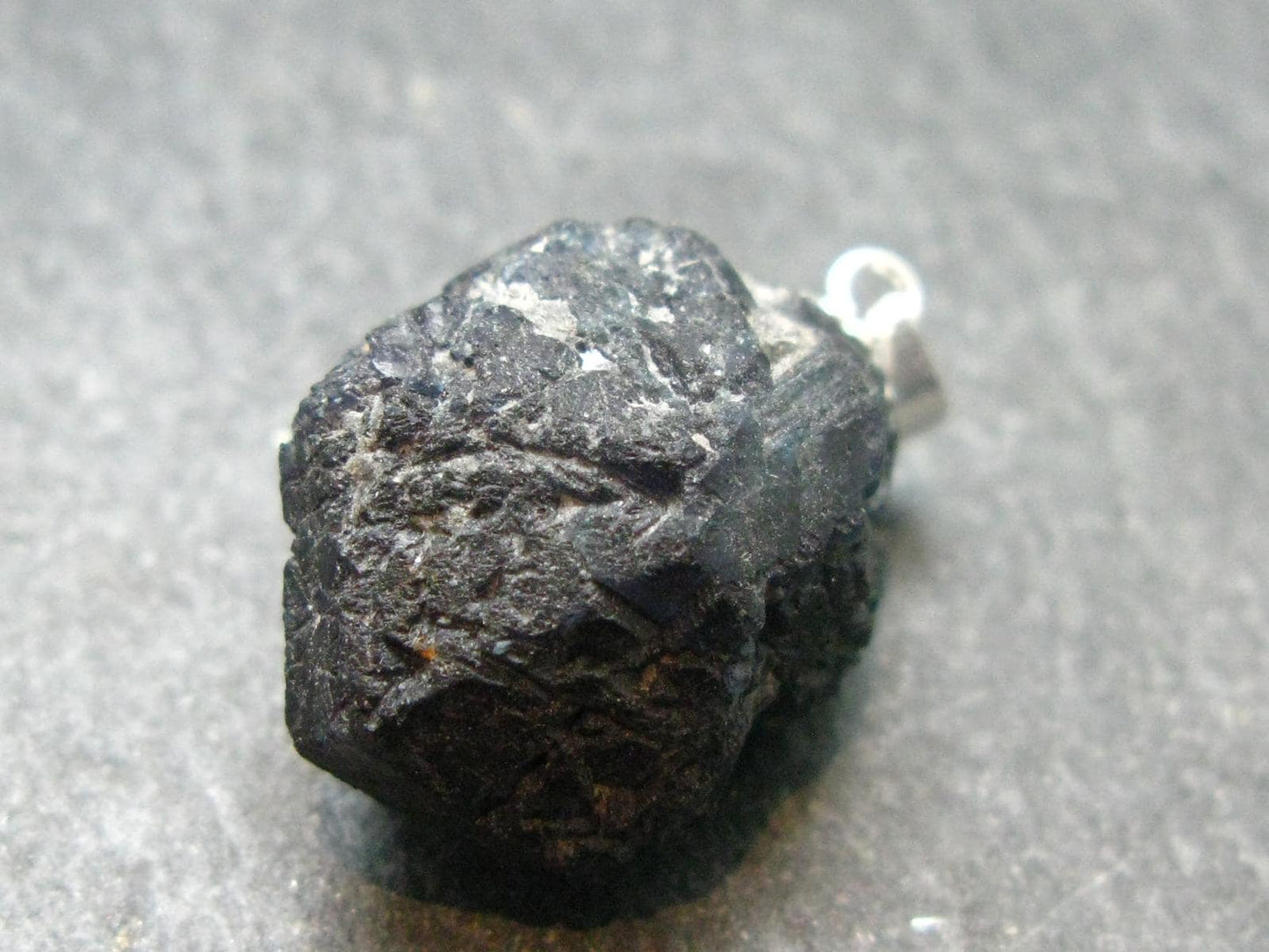 Natural Alexandrite Chrysoberyl Crystal Silver Pendant From Zimbabwe - 7.42 Grams