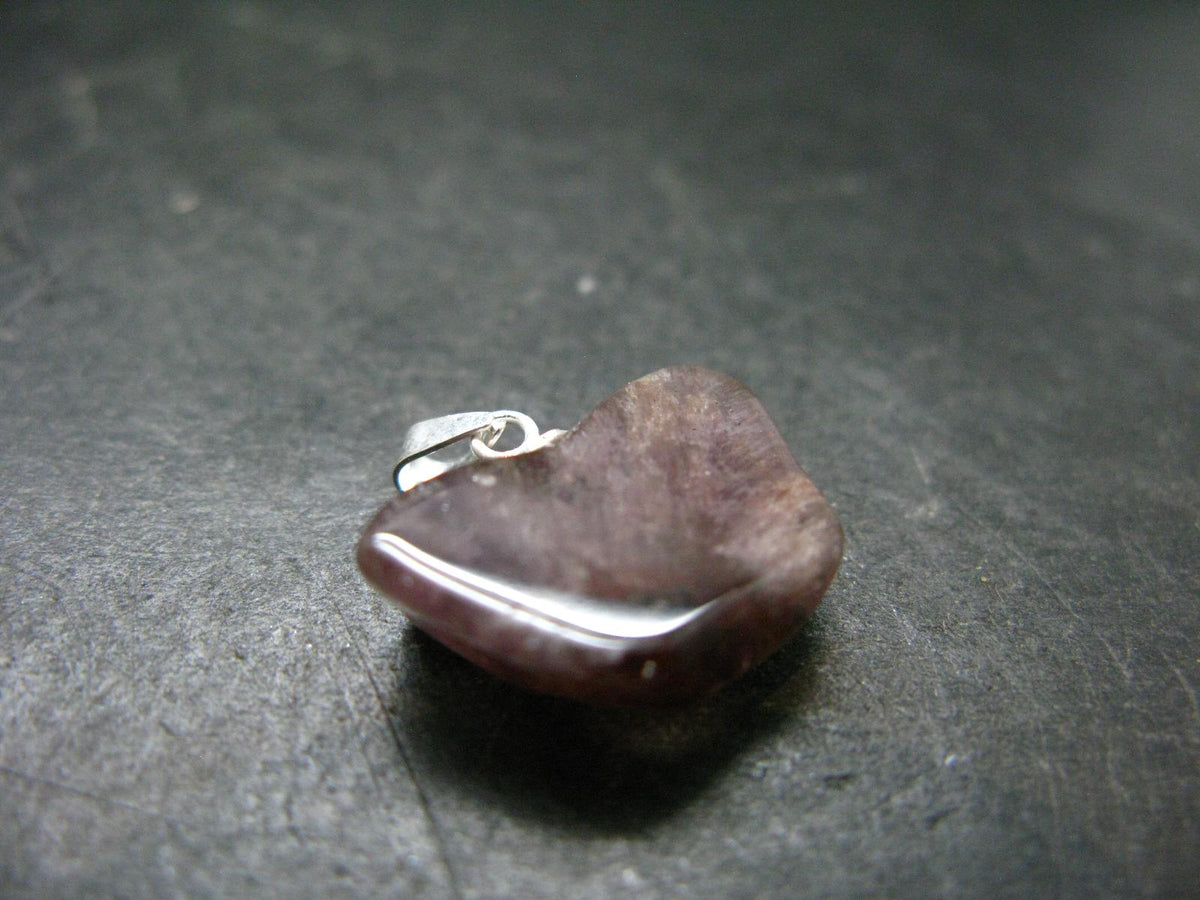 Cacoxenite Super 7 Silver Pendant From Brazil - 0.8" - 2.89 Grams