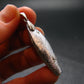 Muonionalusta Meteorite Silver Pendant from Sweden - 1.8" - 6.8 Grams