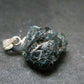 Extremely Rare Rough Grandidierite Silver Pendant From Madagascar - 0.8" - 1.94 Grams