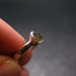Cute Gem Moldavite Sterling Silver Ring From Czech Republic - Size 7 - 1.9 Grams