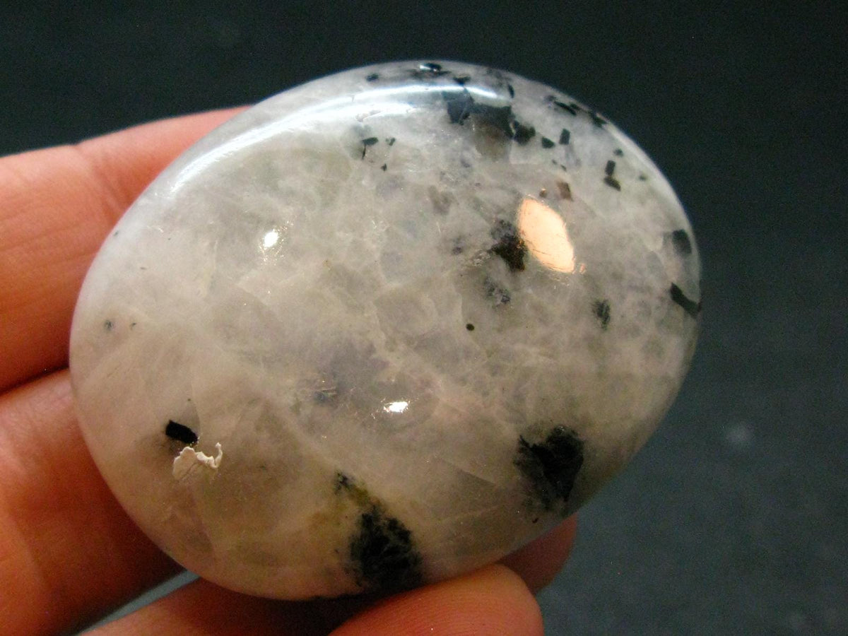 Moonstone Polished Stone from India - 1.8" - 41.52 Grams