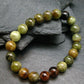 Vesuvianite Idocrase Genuine Bracelet ~ 7 Inches ~ 9mm Round Beads