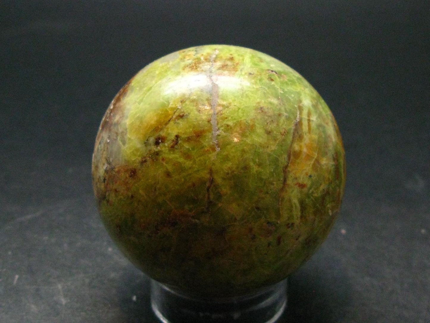 Rare Green Opal Sphere From Peru- 2.1" - 172.46 Grams