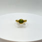 Peridot Ring | Gold Plated Sterling Silver, August Birthstone, Size 8