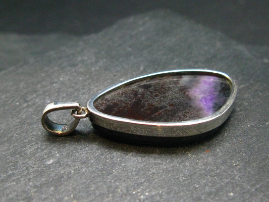 Sugilite Silver Pendant From South Africa - 1.9"