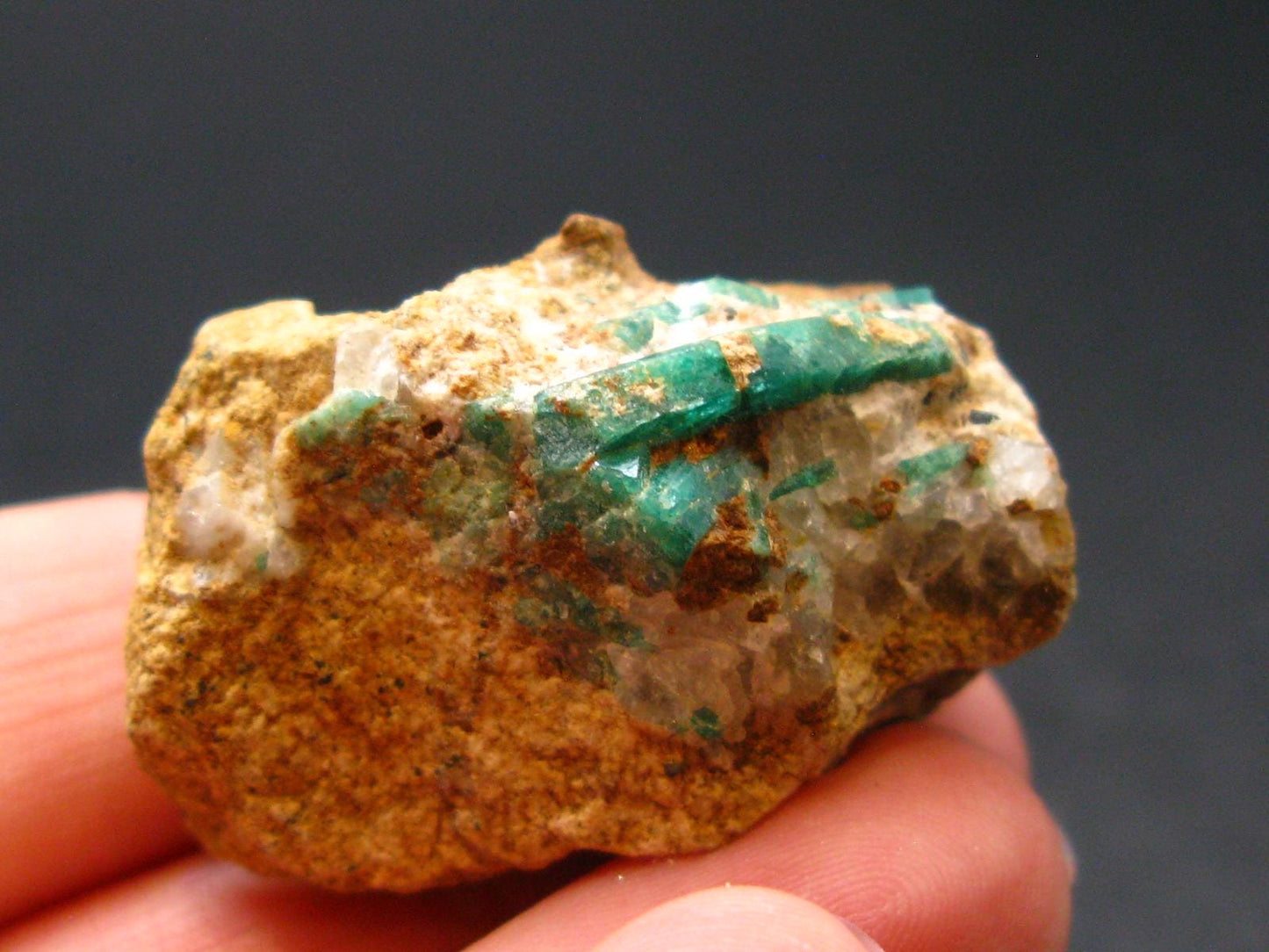 Emerald Beryl Cluster from Afghanistan - 1.3" - 15.23 Grams