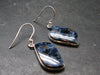Natural Pietersite Silver Earrings from Namibia - 1.5" - 5.32 Grams