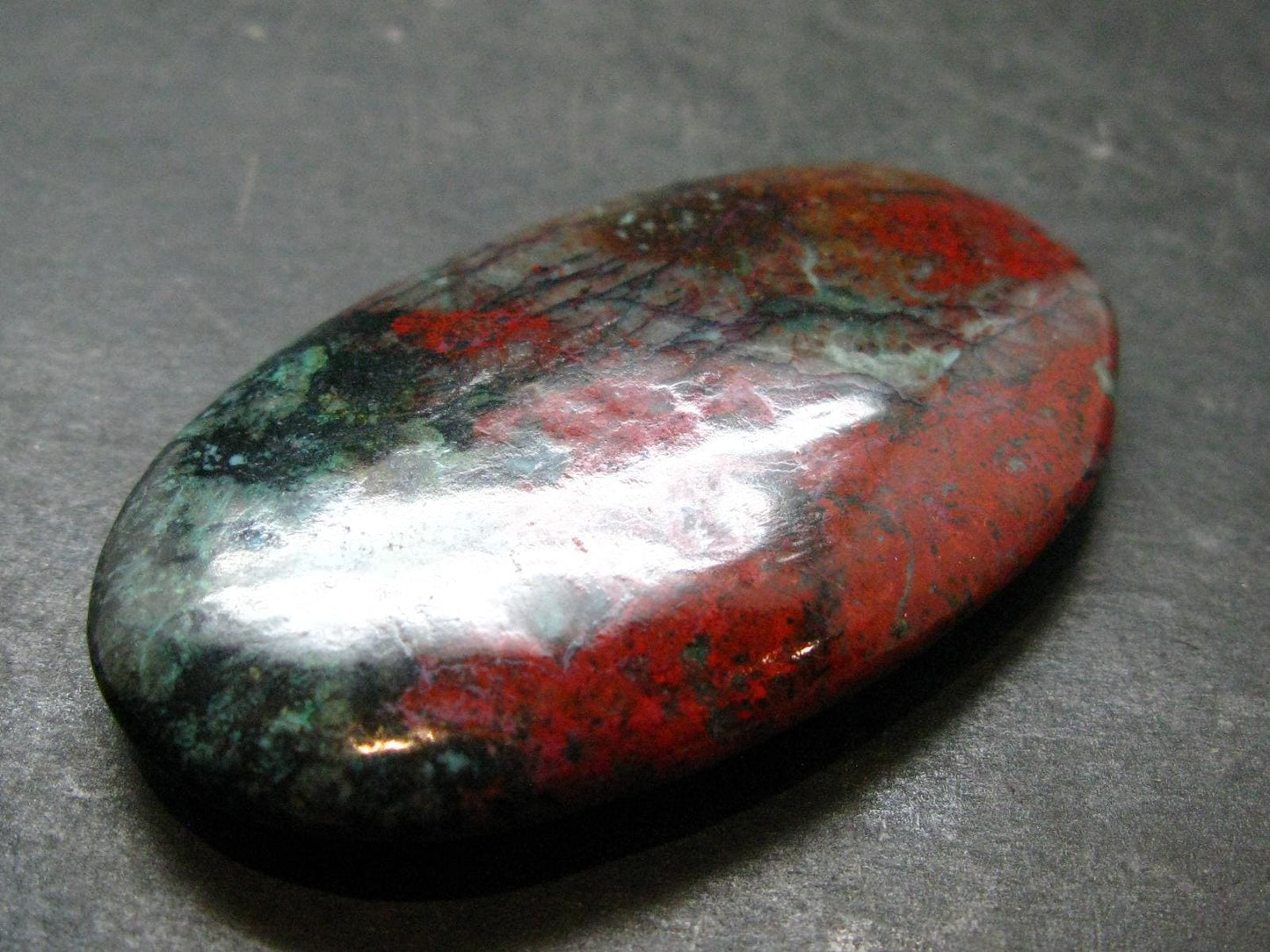 Crimson Cuprite Polished Stone from Mexico - 2.3" - 40.42 Grams