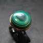 Malachite Silver Ring - 9.20 Grams - Size 7