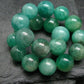 Emerald Gem Genuine Bracelet ~ 7 Inches ~ 11mm Round Beads