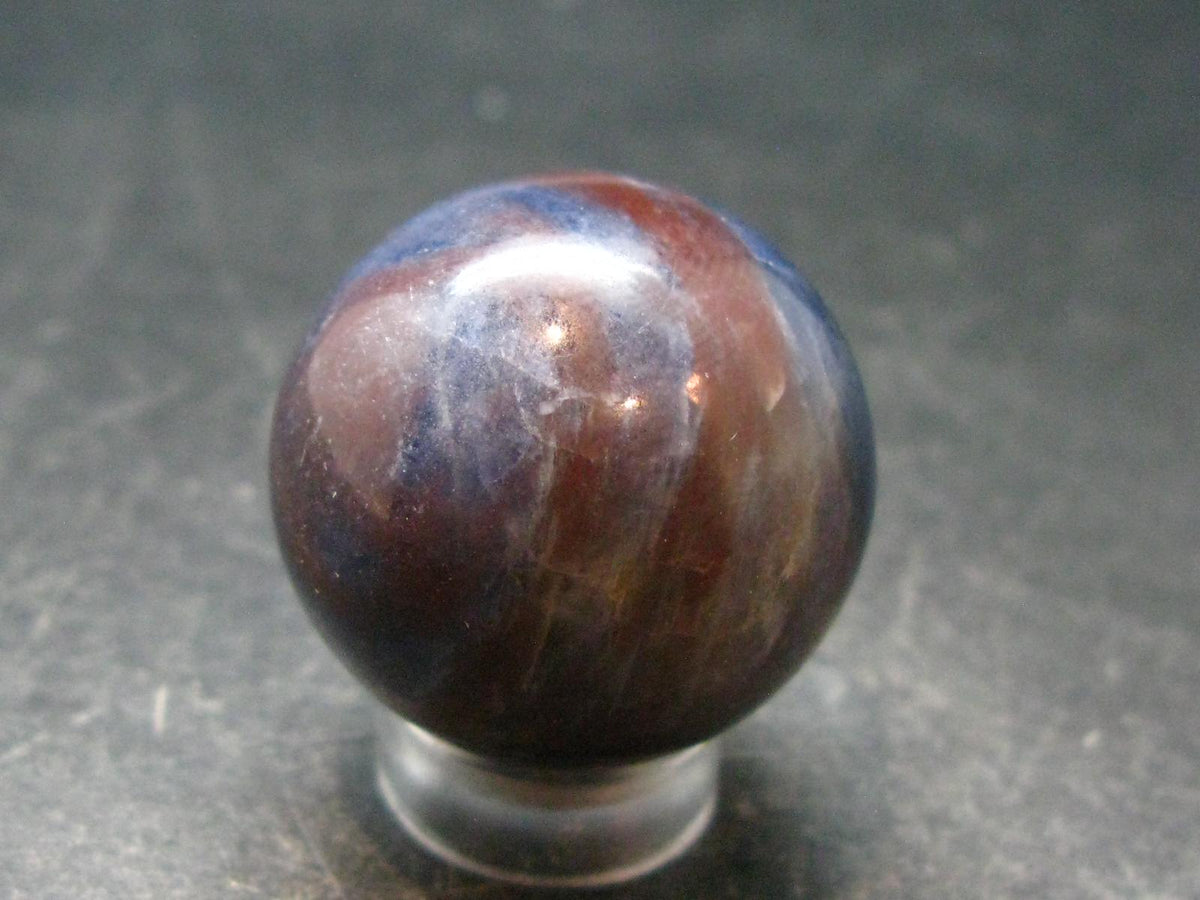 Blue Sapphire Corundum Sphere From India - 1.0" - 34.36 Grams