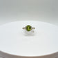 Peridot Sterling Silver Infinity Ring | August Birthstone, Size 7