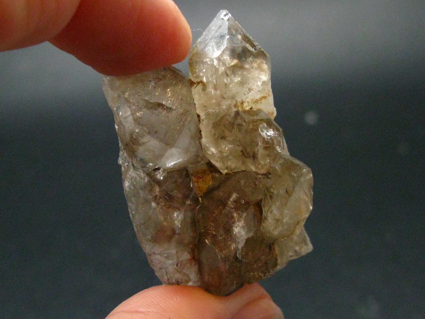 Large DT Elestial Quartz Crystal From Brazil - 1.5"