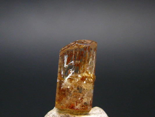 Imperial Topaz Crystal From Zambia - 0.5" - 6.45 Carats