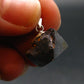Metallic Silver Black Cuprite Sharp Octahedral Crystal Silver Pendant From Russia - 5.06 Grams