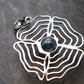 Blue Topaz Sterling Silver Pendant From Brazil - 1.4" - 3.50 Grams