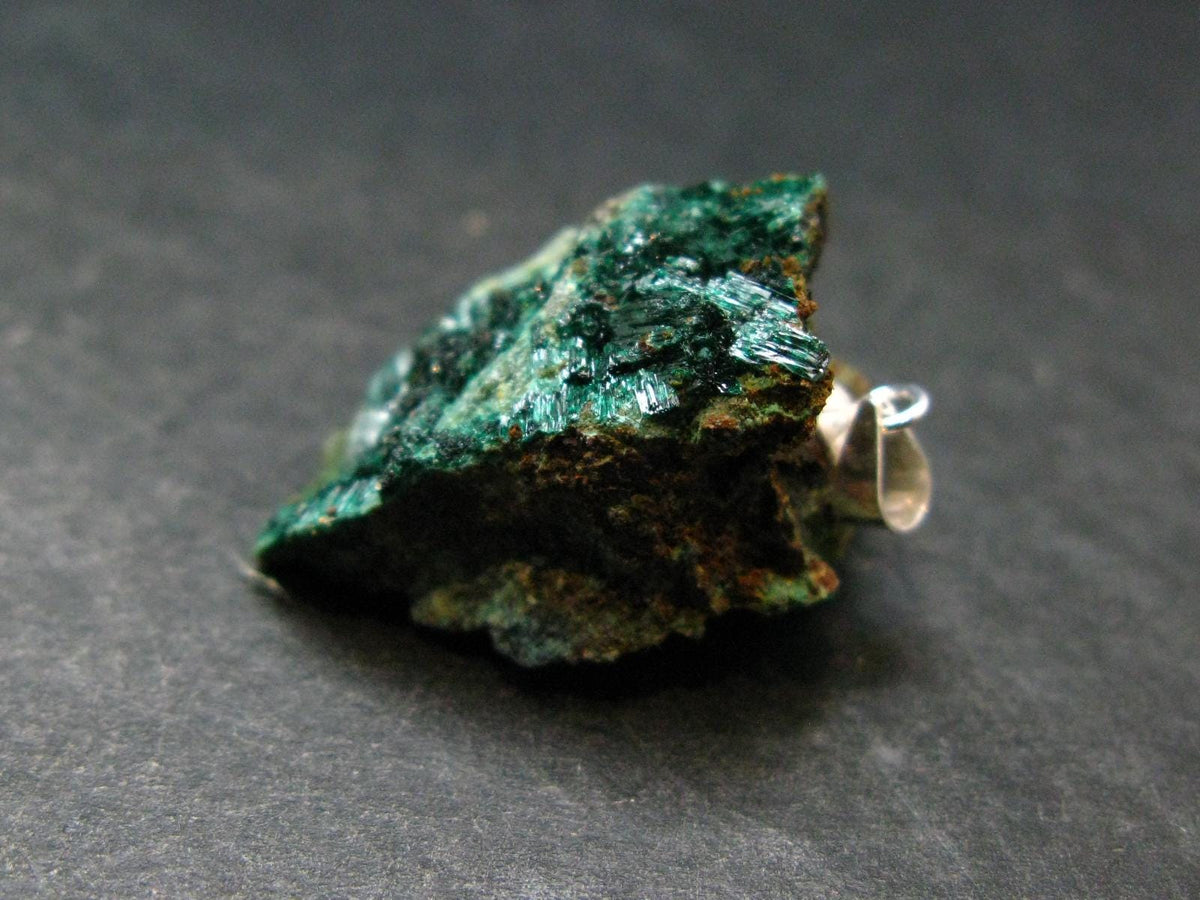 Nice Atacamite Pendant from Chile - 1.2" - 6.91 Grams