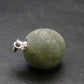 Complete Prehnite Sterling Silver Pendant from Mali - 0.8" - 4.53 Grams