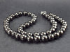 Elite Shungite Necklace with 8mm Round Beads From Russia - 18"