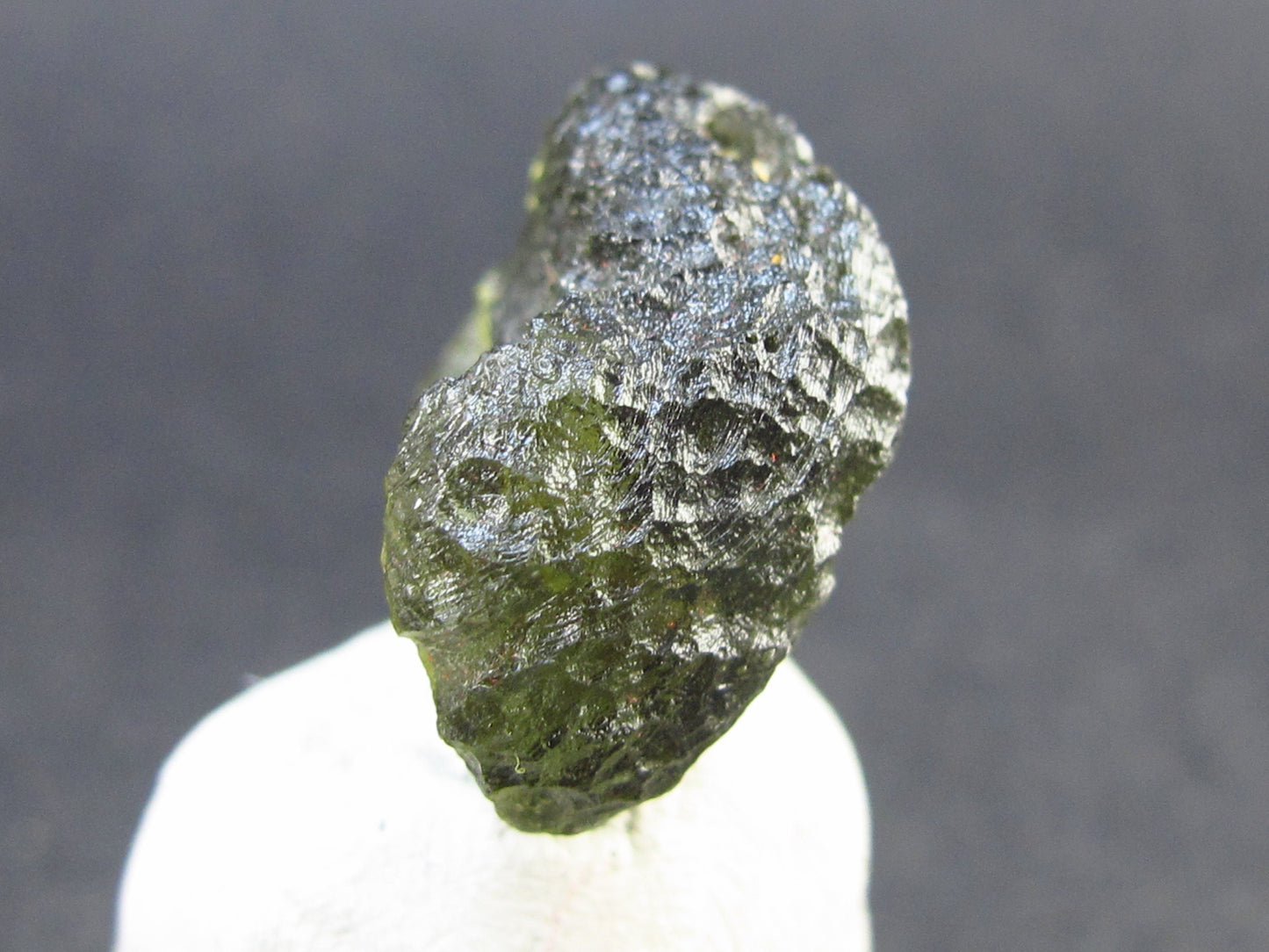 Moldavite Tektite Raw Piece from Czech Republic - 0.9" - 17.55 Carats - 3.5 Grams