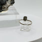 Raw Alexandrite Ring – Color Change Gemstone, June Birthstone, Silver Band (Size 7)