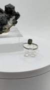 Raw Alexandrite Ring – Color Change Gemstone, June Birthstone, Silver Band (Size 7)