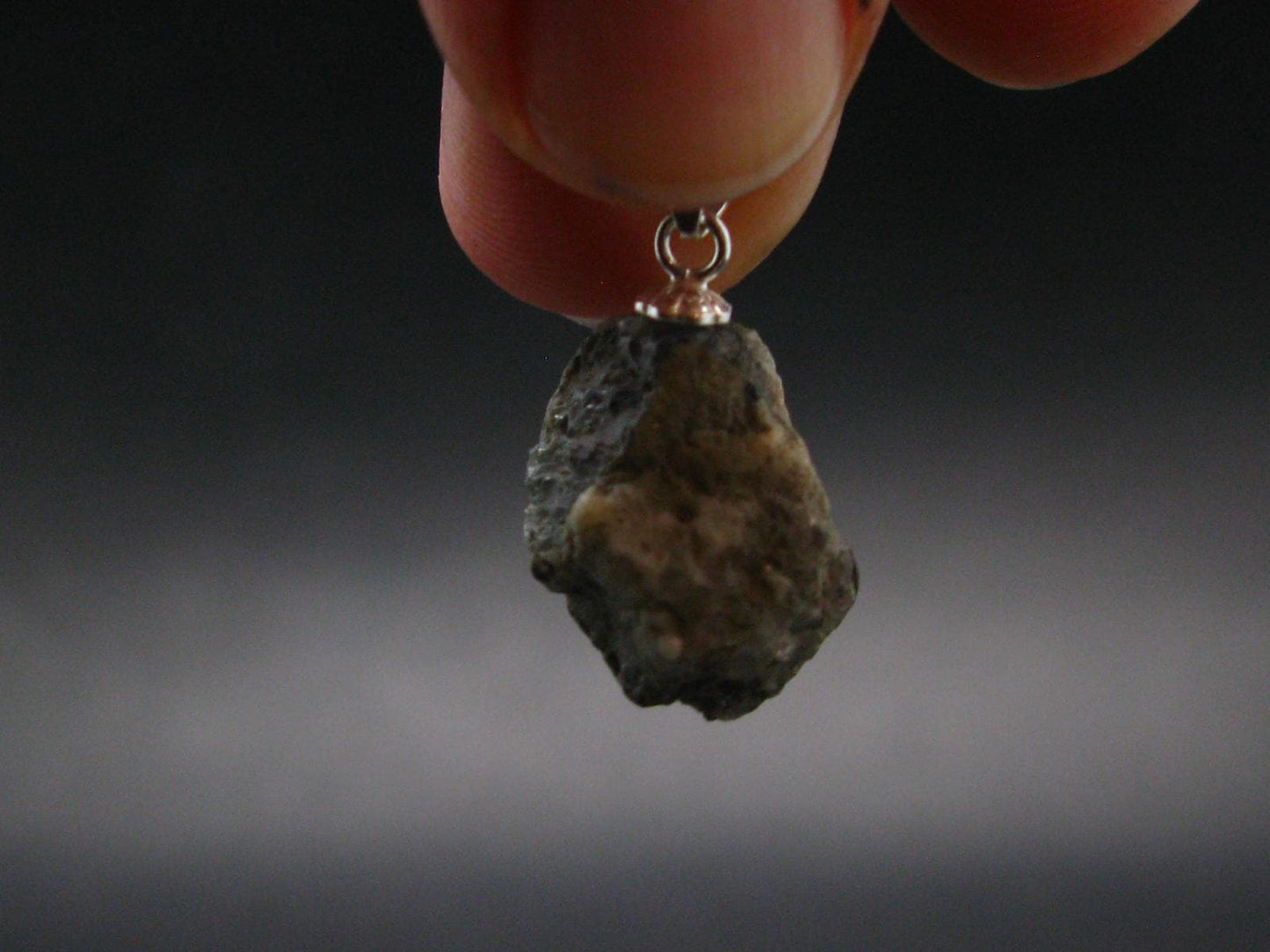 Phenakite Phenacite Silver Pendant from Brazil - 0.9 Inches - 2.07 Grams