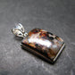 Zincite Franklinite Willemite Silver Pendant From USA - 1.3" - 6.38 Grams