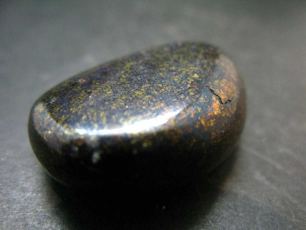 Covelite Covellite Tumbled Stone From Peru - 1.4" - 31.34 Grams