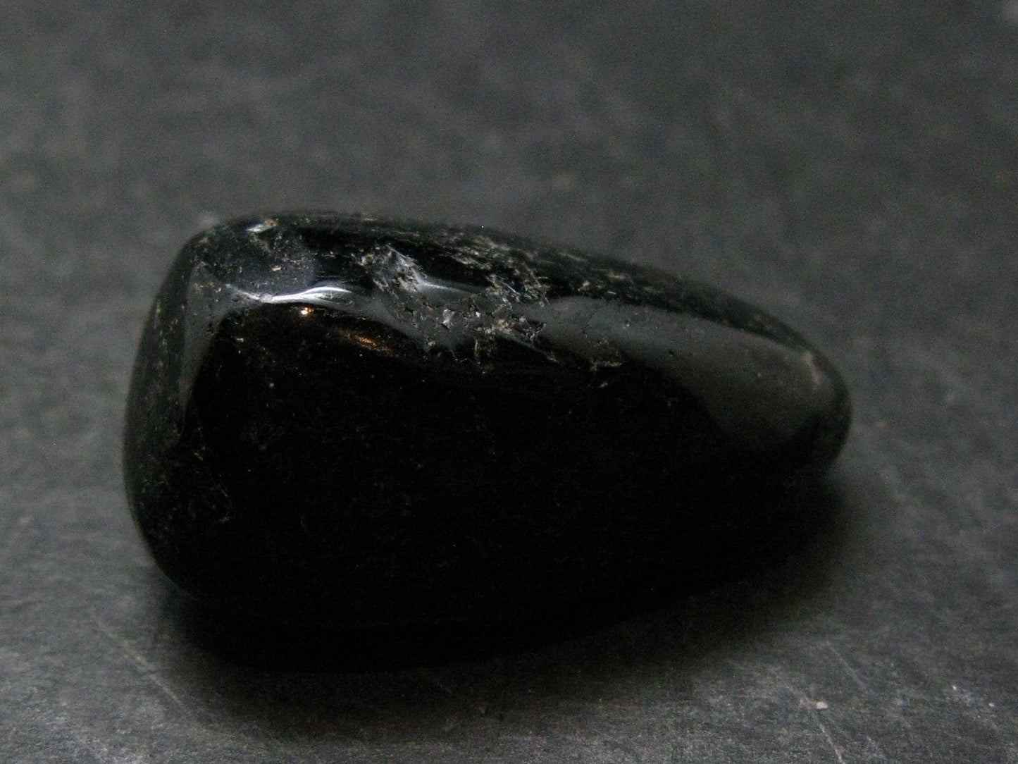 Rare Nuumite Nuummite Tumbled Stone From Greenland - 17.31 Grams - 1.3"