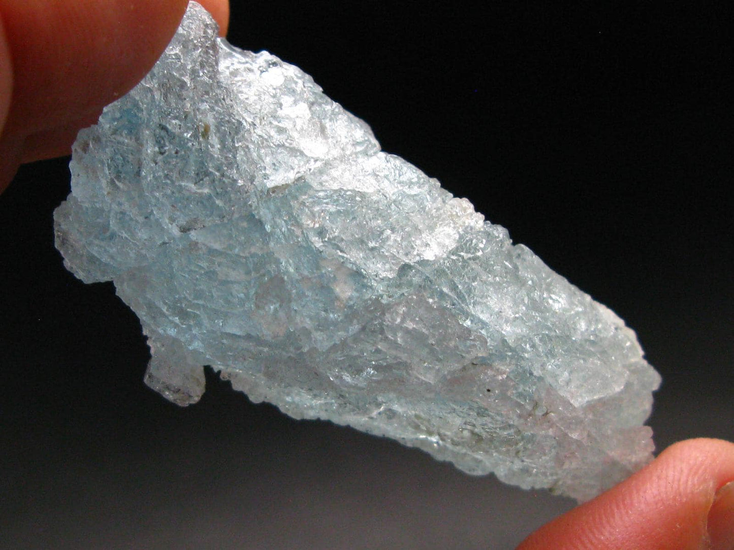 Gem Aquamarine Etched Crystal Blue Beryl From Brazil - 44.91 Grams - 2.5"