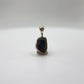 Grandidierite Natural Crystal Pendant Deep Blue Green Stone Silver Necklace Gift