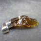 Natural Unheated Citrine Sterling Silver Pendant from Zambia - 1.3" - 2.66 Grams