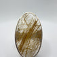 Golden Rutilated Quartz Ring – Natural Rutile Crystal Statement Jewelry - Size 8