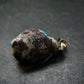 Cavansite Crystal Pendant In Sterling Silver From India - 1.3" - 4.42 Grams