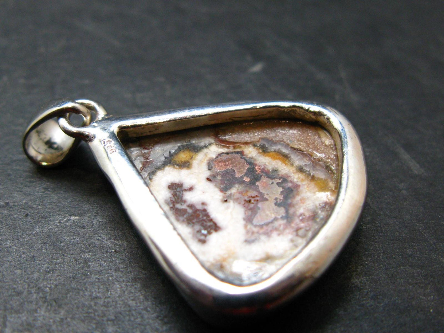 Copper Silver Pendant from Michigan - 8.6 Grams - 1.3"