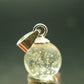 Gem Libyan Desert Glass Tektite Pendant Sterling Silver from Libya - 0.6" - 0.80 Grams