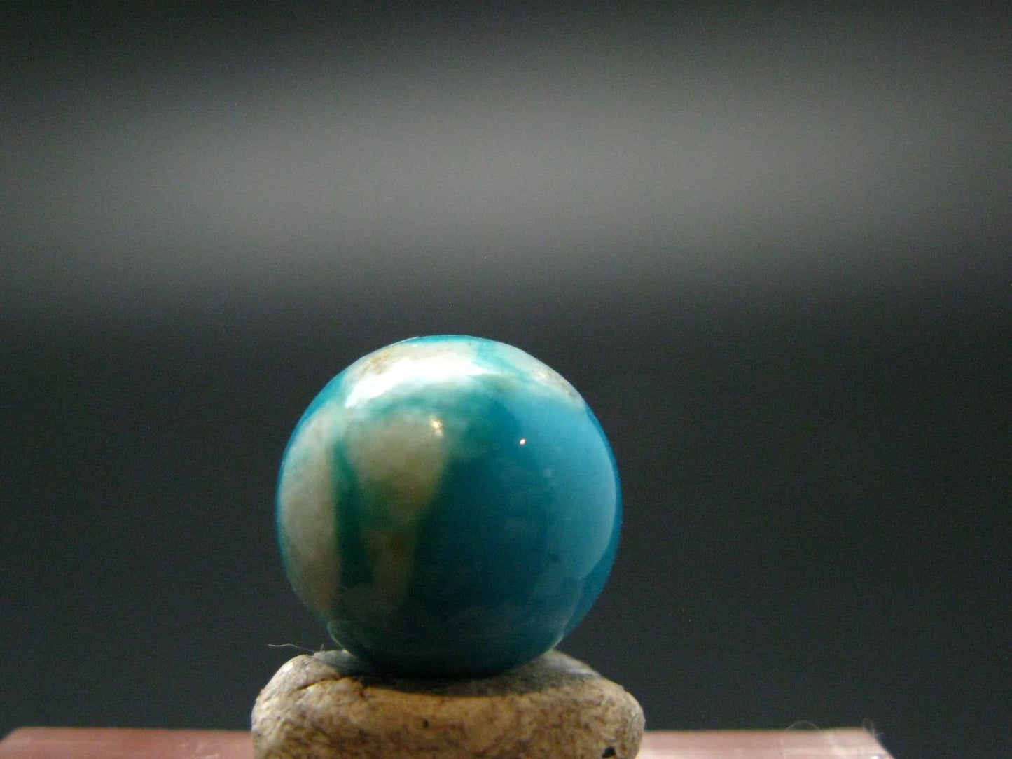 Genuine Turquoise Ball Sphere From USA - 0.4" - 1.18 Grams