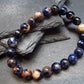 Sodalite & Sunstone Genuine Bracelet ~ 7 Inches ~ 8mm Round Beads