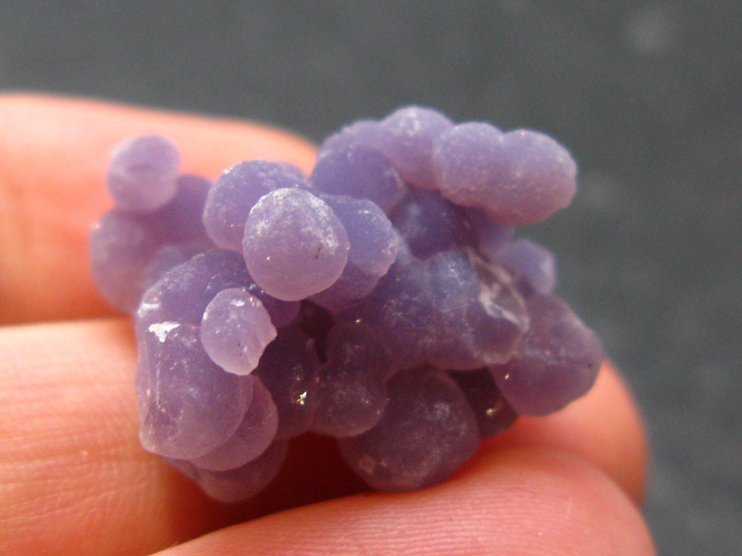 Purple Grape Agate Cluster From Indonesia - 0.9"