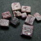 Nice Lot of 10 Polished Bixbite Red Emerald Beryl Crystals From Utah USA - 17.75 Carats