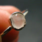 Phenakite Phenacite Crystal Silver Ring From Nigeria - Size 8 - 1.82 Grams