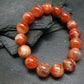 Sunstone Genuine Bracelet ~ 7 Inches ~ 13mm Round Beads