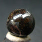 Pallasite Olivine Brahin Meteorite 14mm Round Bead from Belarus - 5.78 Grams