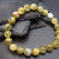 Muscovite Mica Genuine Bracelet ~ 7 Inches ~ 8mm Round Beads