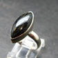 Real!! Very Rare Nuumite Nuummite Sterling Silver Ring from Greenland - 4.59 Grams - Size 6