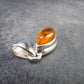 Imperial Topaz Crystal Silver Pendant from Brazil - 0.8" - 2.54 Grams